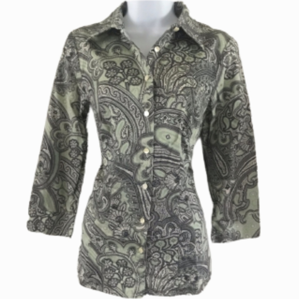 Van Heusen Studio fitted button up blouse